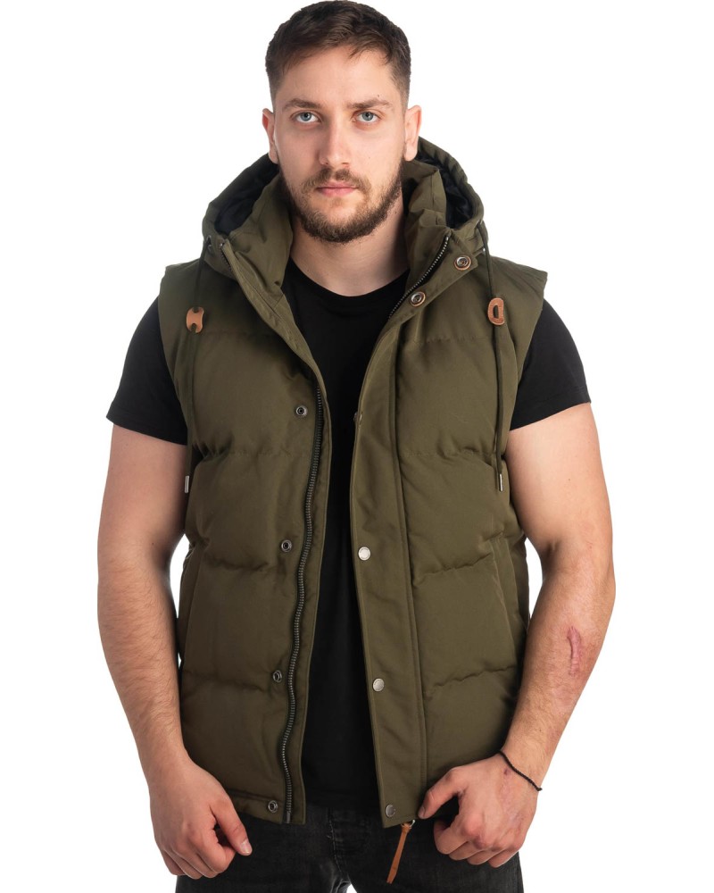 Ανδρικό Επώνυμο Μπουφάν Γιλέκο - Z137