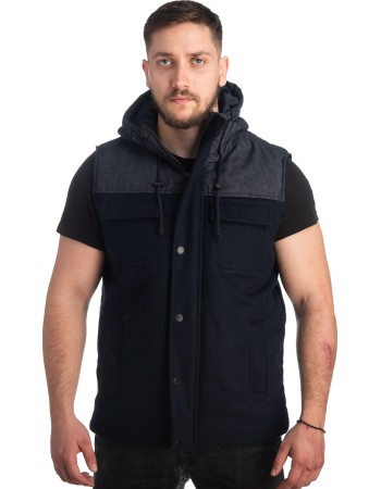 Ανδρικό Επώνυμο Μπουφάν Γιλέκο - Z155