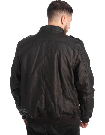 Δερμάτινο Ανδρικό Μπουφάν- Z349