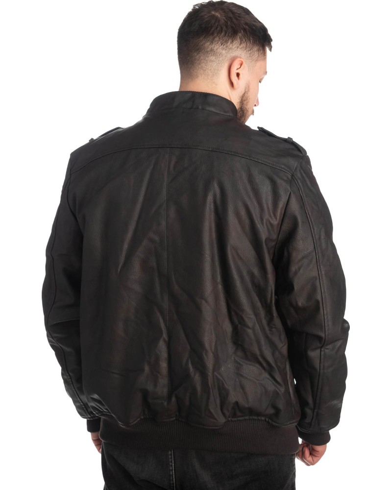 Δερμάτινο Ανδρικό Μπουφάν- Z349
