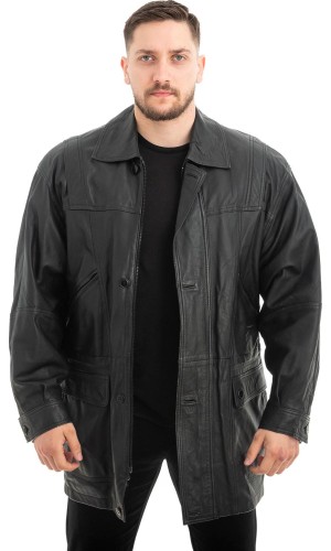  Γνήσιο Ανδρικό Δερμάτινο Μπουφάν - Z456