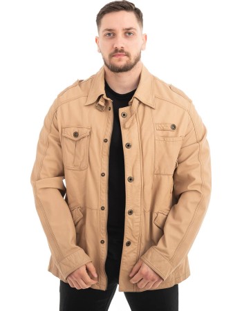  Γνήσιο Ανδρικό Δερμάτινο Μπουφάν - Z458