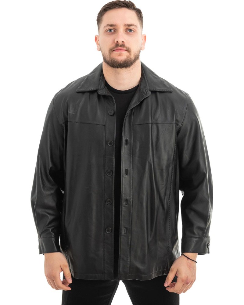 Γνήσιο Ανδρικό Δερμάτινο Σακάκι - Z463