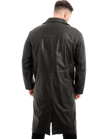 Γνήσιο Ανδρικό Δερμάτινο Παλτό - Z465