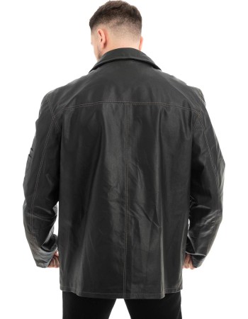  Γνήσιο Ανδρικό Δερμάτινο Μπουφάν - Z467