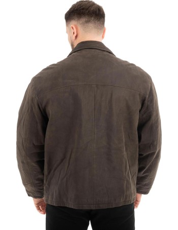  Γνήσιο Ανδρικό Δερμάτινο Μπουφάν - Z479