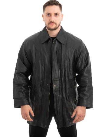  Γνήσιο Ανδρικό Δερμάτινο Μπουφάν - Z482