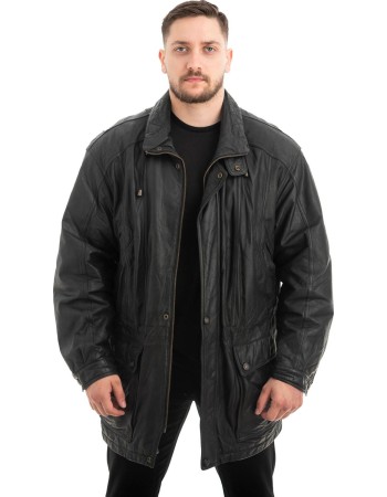  Γνήσιο Ανδρικό Δερμάτινο Μπουφάν - Z483