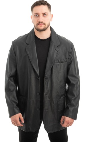 Γνήσιο Ανδρικό Δερμάτινο Σακάκι - Z484