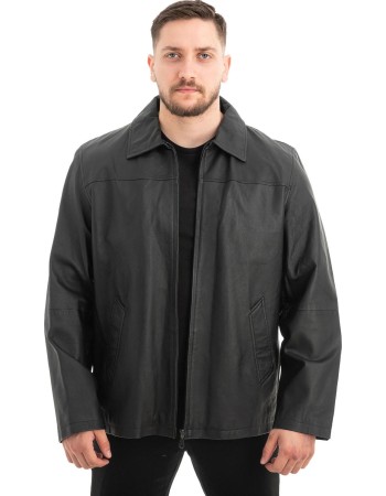  Γνήσιο Ανδρικό Δερμάτινο Μπουφάν - Z485