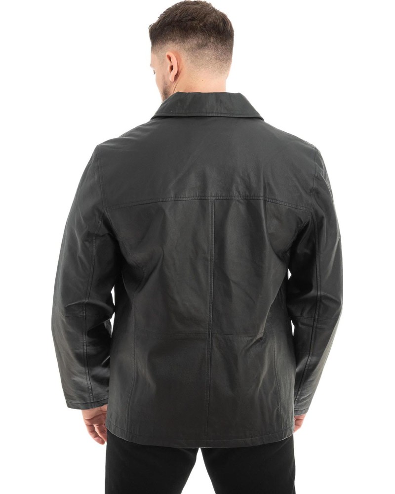  Γνήσιο Ανδρικό Δερμάτινο Μπουφάν - Z485