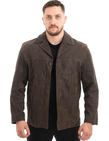 Γνήσιο Ανδρικό Δερμάτινο Σακάκι - Z488