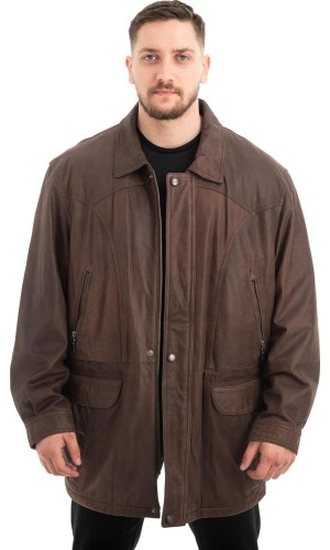 Γνήσιο Ανδρικό Δερμάτινο Σακάκι - Z489