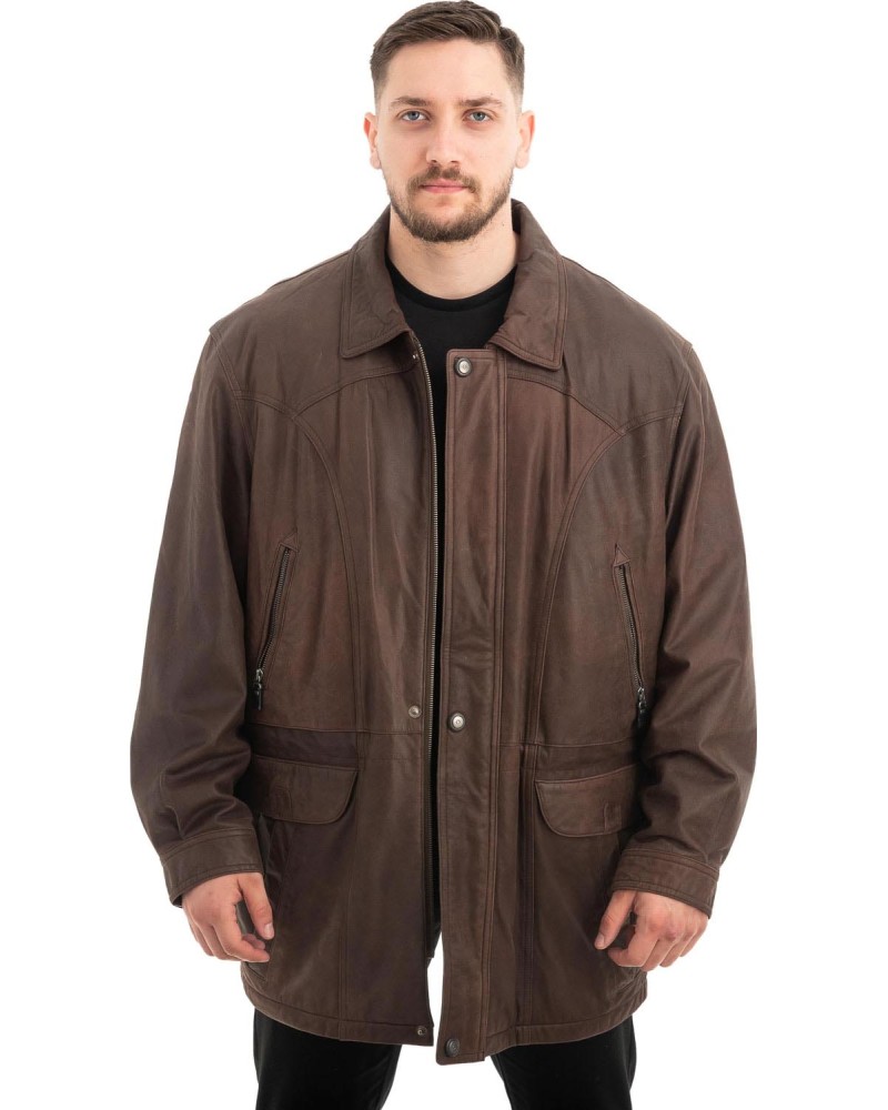 Γνήσιο Ανδρικό Δερμάτινο Σακάκι - Z489