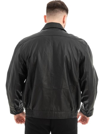  Γνήσιο Ανδρικό Δερμάτινο Μπουφάν - Z490
