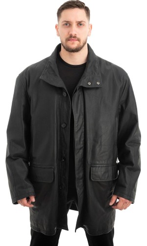  Γνήσιο Ανδρικό Δερμάτινο Μπουφάν - Z492