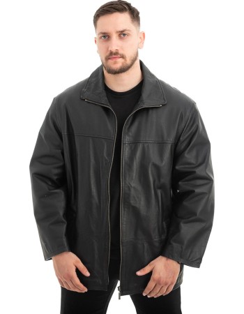  Γνήσιο Ανδρικό Δερμάτινο Μπουφάν - Z502