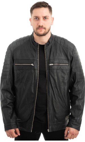  Γνήσιο Ανδρικό Δερμάτινο Μπουφάν - Z507