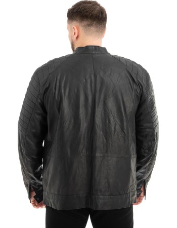  Γνήσιο Ανδρικό Δερμάτινο Μπουφάν - Z507