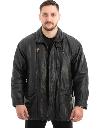  Γνήσιο Ανδρικό Δερμάτινο Μπουφάν - Z509