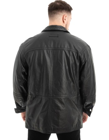  Γνήσιο Ανδρικό Δερμάτινο Μπουφάν - Z509