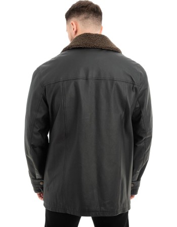  Γνήσιο Ανδρικό Δερμάτινο Μπουφάν - Z510
