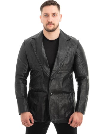 Γνήσιο Ανδρικό Δερμάτινο Σακάκι - Z517