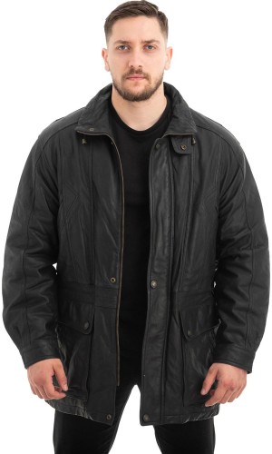  Γνήσιο Ανδρικό Δερμάτινο Μπουφάν - Z518