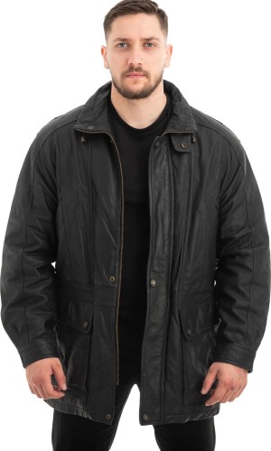  Γνήσιο Ανδρικό Δερμάτινο Μπουφάν - Z518