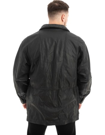  Γνήσιο Ανδρικό Δερμάτινο Μπουφάν - Z518