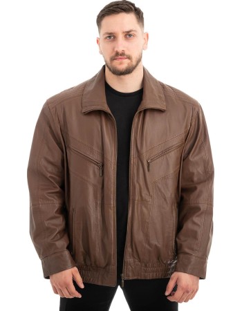  Γνήσιο Ανδρικό Δερμάτινο Μπουφάν - Z520