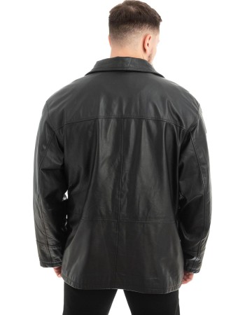  Γνήσιο Ανδρικό Δερμάτινο Μπουφάν - Z526