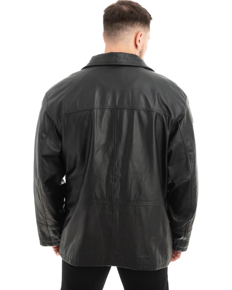  Γνήσιο Ανδρικό Δερμάτινο Μπουφάν - Z526