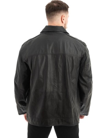  Γνήσιο Ανδρικό Δερμάτινο Μπουφάν - Z529