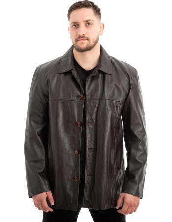  Γνήσιο Ανδρικό Δερμάτινο Μπουφάν - Z539