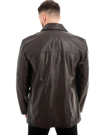  Γνήσιο Ανδρικό Δερμάτινο Μπουφάν - Z539