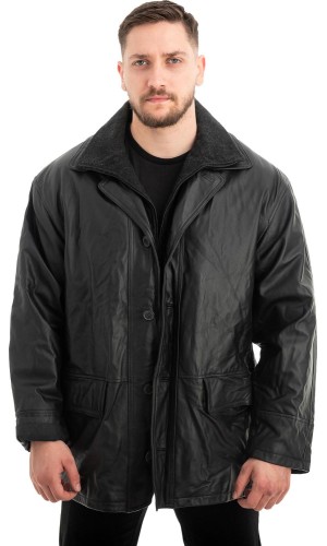  Γνήσιο Ανδρικό Δερμάτινο Μπουφάν - Z544