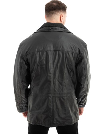  Γνήσιο Ανδρικό Δερμάτινο Μπουφάν - Z544