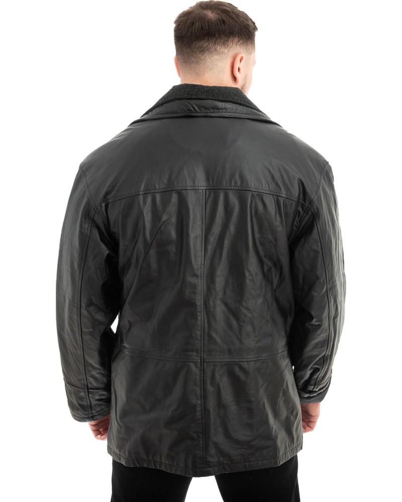  Γνήσιο Ανδρικό Δερμάτινο Μπουφάν - Z544