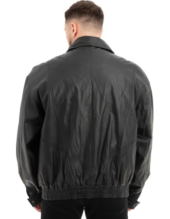  Γνήσιο Ανδρικό Δερμάτινο Μπουφάν - Z545