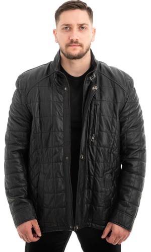  Γνήσιο Ανδρικό Δερμάτινο Μπουφάν - Z548