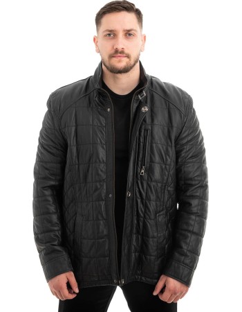  Γνήσιο Ανδρικό Δερμάτινο Μπουφάν - Z548