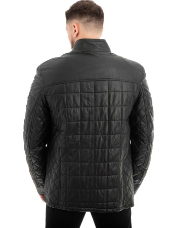  Γνήσιο Ανδρικό Δερμάτινο Μπουφάν - Z548