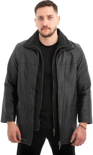  Γνήσιο Ανδρικό Δερμάτινο Μπουφάν - Z549