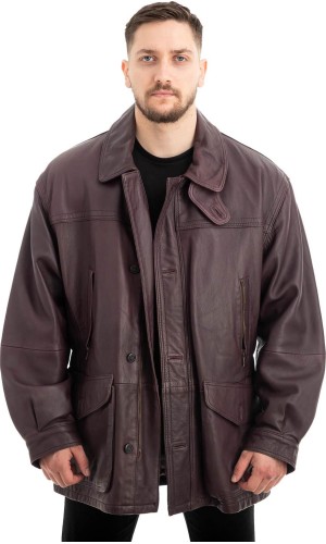  Γνήσιο Ανδρικό Δερμάτινο Μπουφάν - Z551
