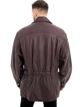  Γνήσιο Ανδρικό Δερμάτινο Μπουφάν - Z551