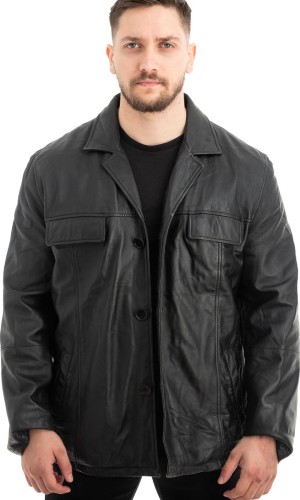 Γνήσιο Ανδρικό Δερμάτινο Σακάκι - Z553