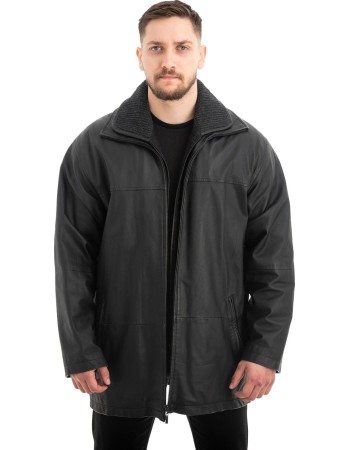  Γνήσιο Ανδρικό Δερμάτινο Μπουφάν - Z554