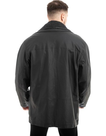  Γνήσιο Ανδρικό Δερμάτινο Μπουφάν - Z554