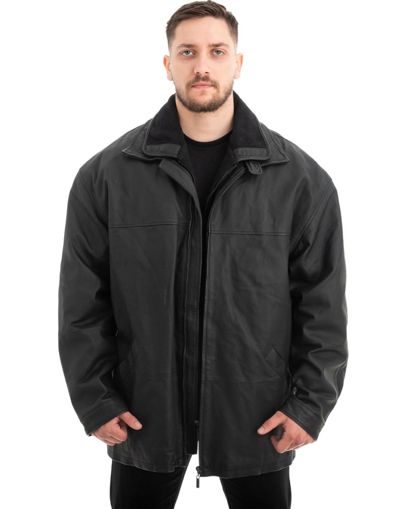  Γνήσιο Ανδρικό Δερμάτινο Μπουφάν - Z556